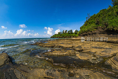 Volcanic island of weizhou island in Guangxi